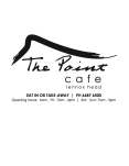 The Point Cafe sign
